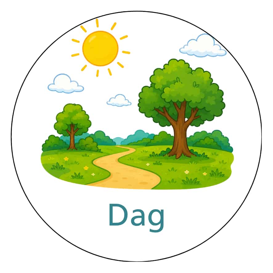 Magnetisch pictogram Dag