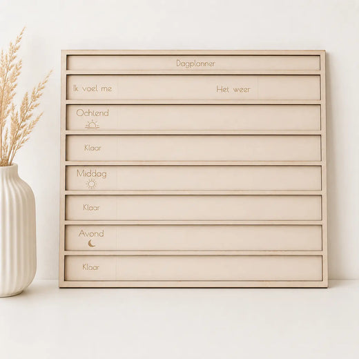 Dagplanner hout - stel het zelf samen!