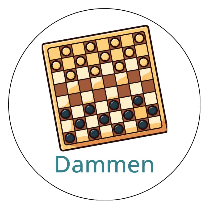 Magnetisch pictogram Dammen