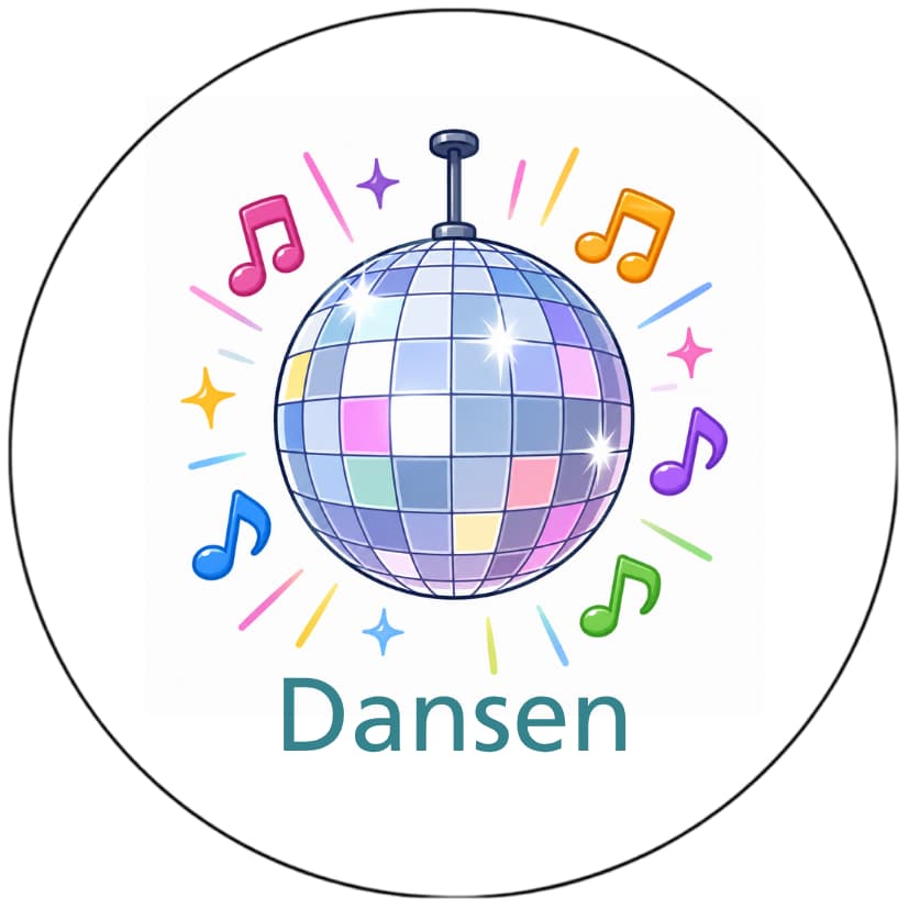 Magnetisch pictogram Dansen