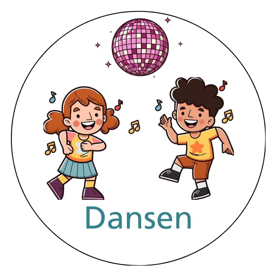 Magnetisch pictogram Dansen