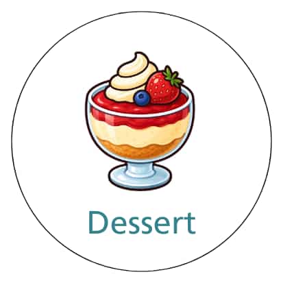 Magnetisch pictogram Dessert