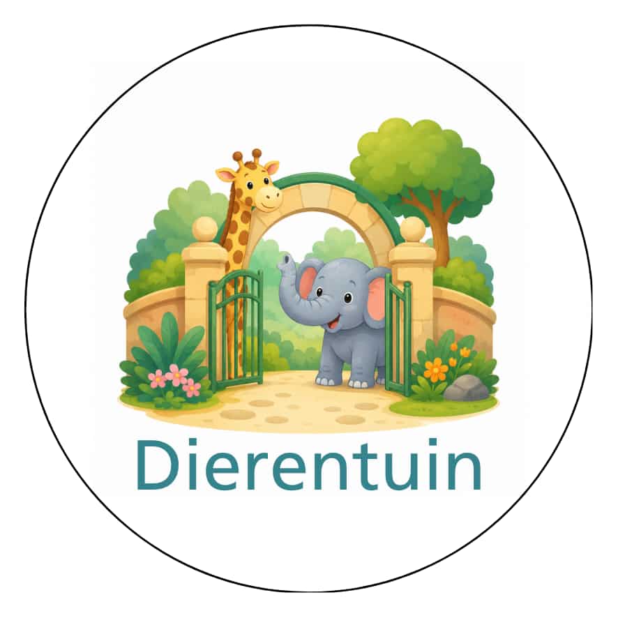 Magnetisch pictogram Dierentuin