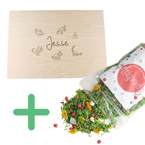 Houten Speelbak + 1 kg Dino Mix SETKorting