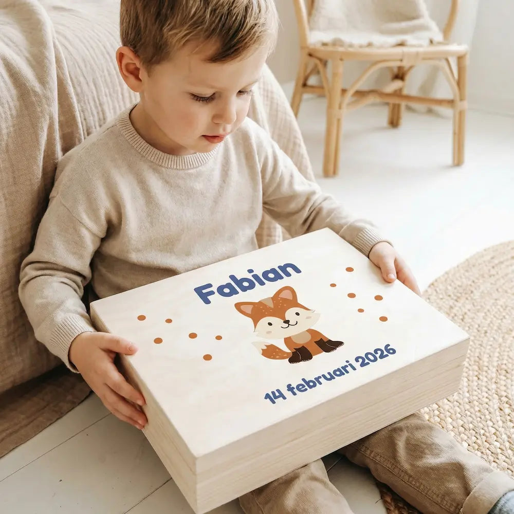 Bewaarbox groot – Vosje (Fabian)