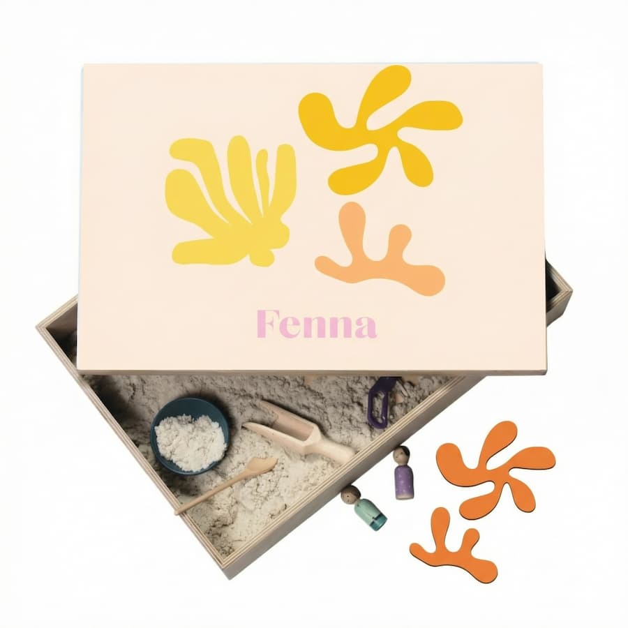 Houten speelbak met deksel Matisse (Fenna)