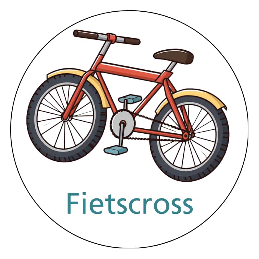 Magnetisch pictogram Fietscross