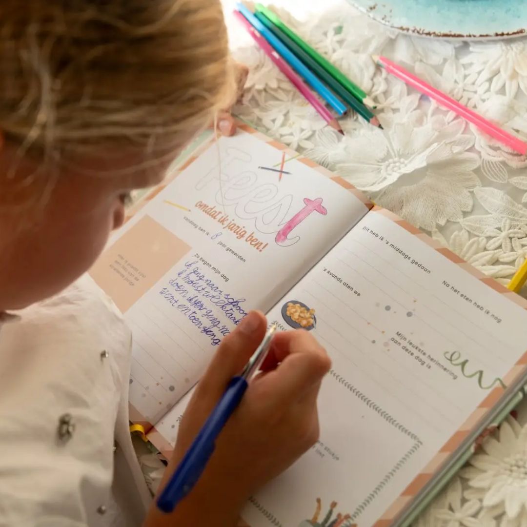 Fijne Verjaardag – invulboek voor 5 onvergetelijke verjaardagen