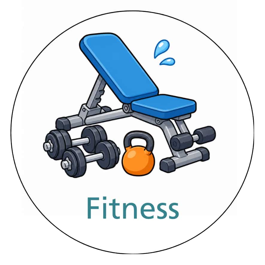 Magnetisch pictogram Fitness