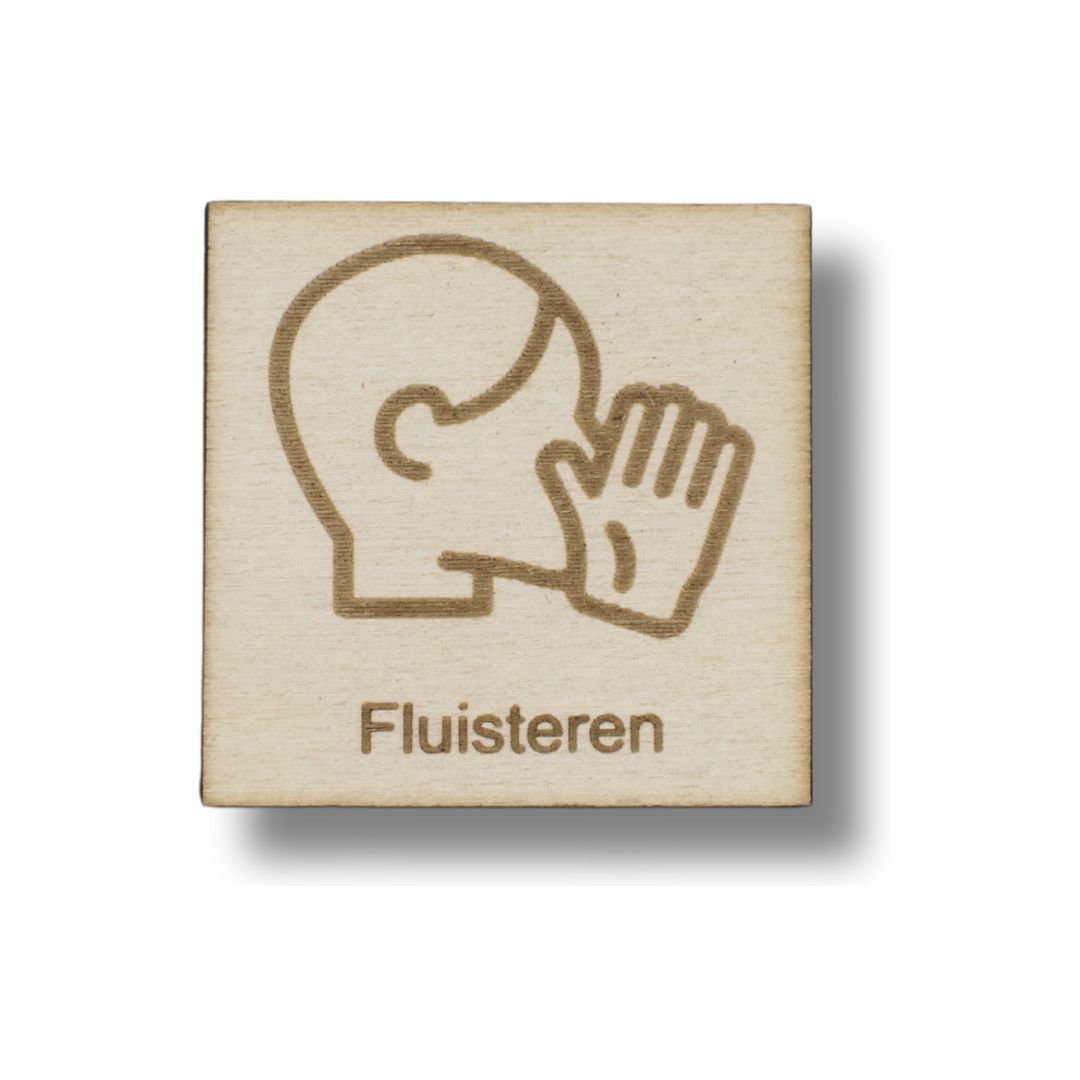 Pictogram Fluisteren