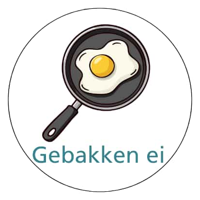 Magnetisch pictogram Gebakken Ei