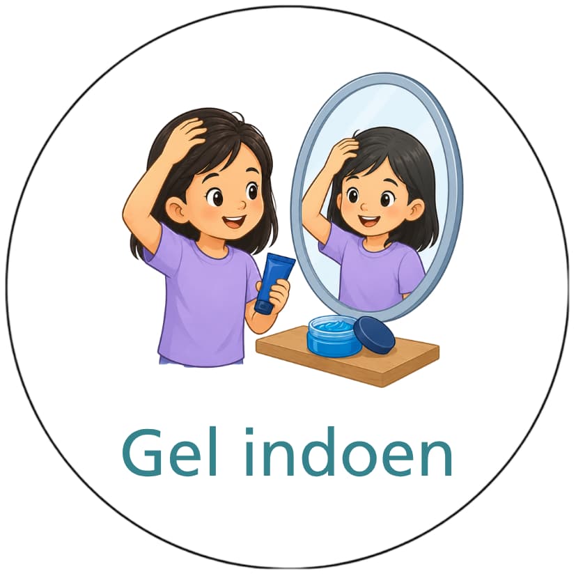 Magnetisch pictogram Gel indoen