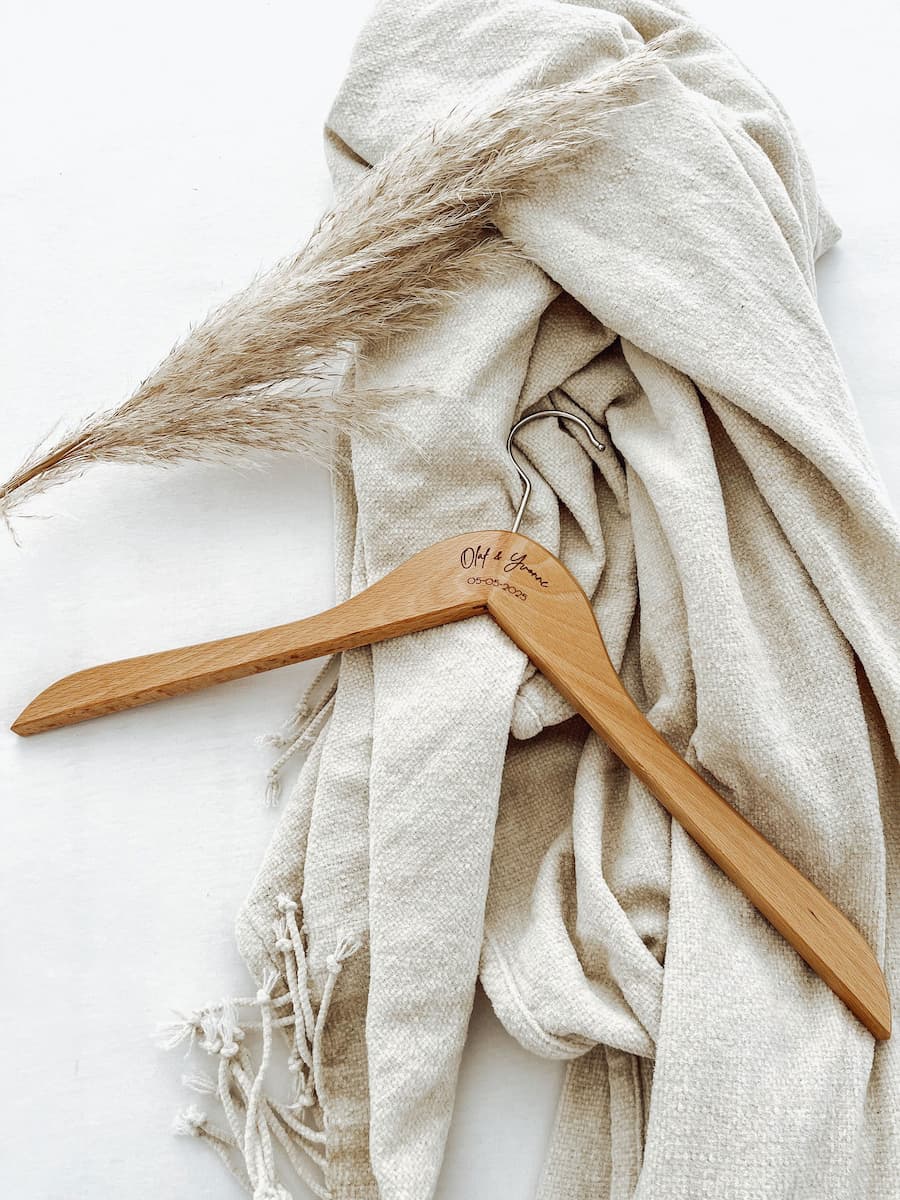 Gepersonaliseerde kledinghanger