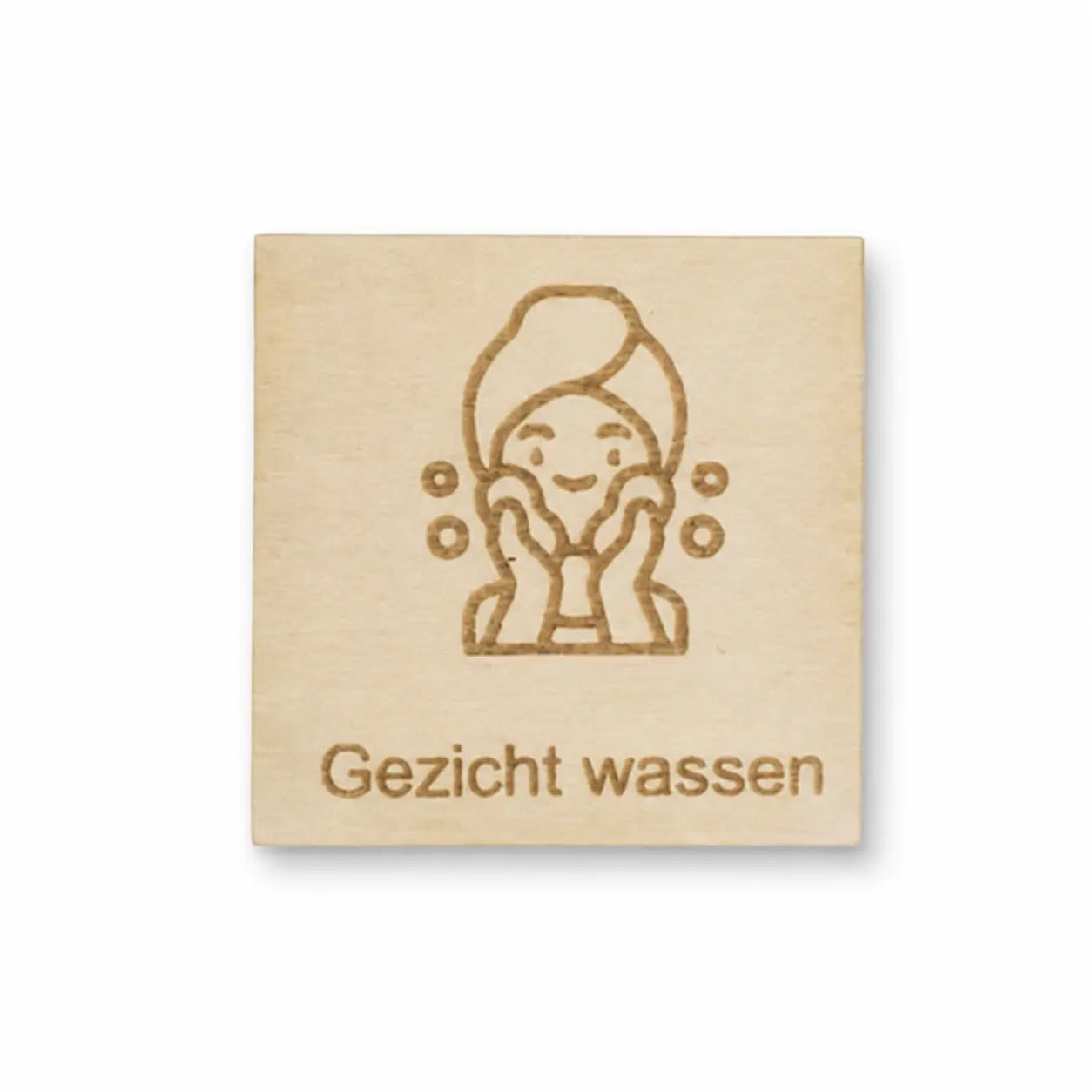 Pictogram gezicht wassen