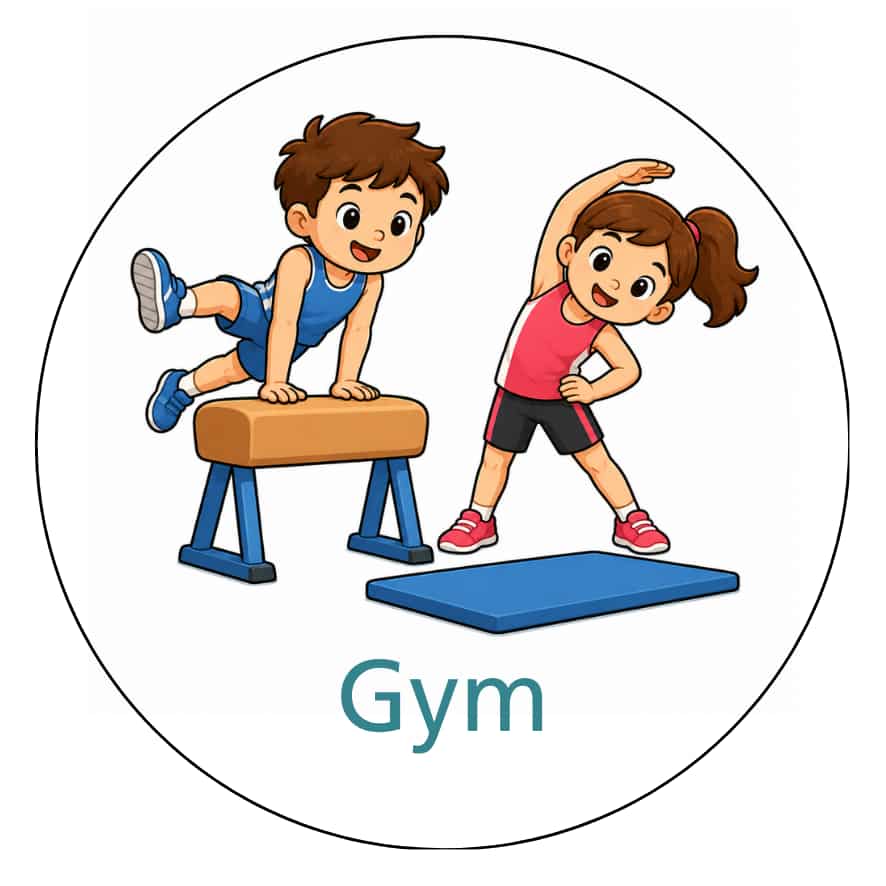 Magnetisch pictogram Gym