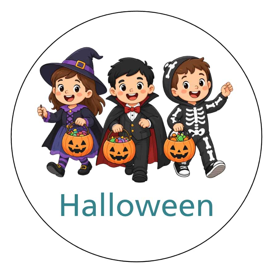Magnetisch pictogram Halloween