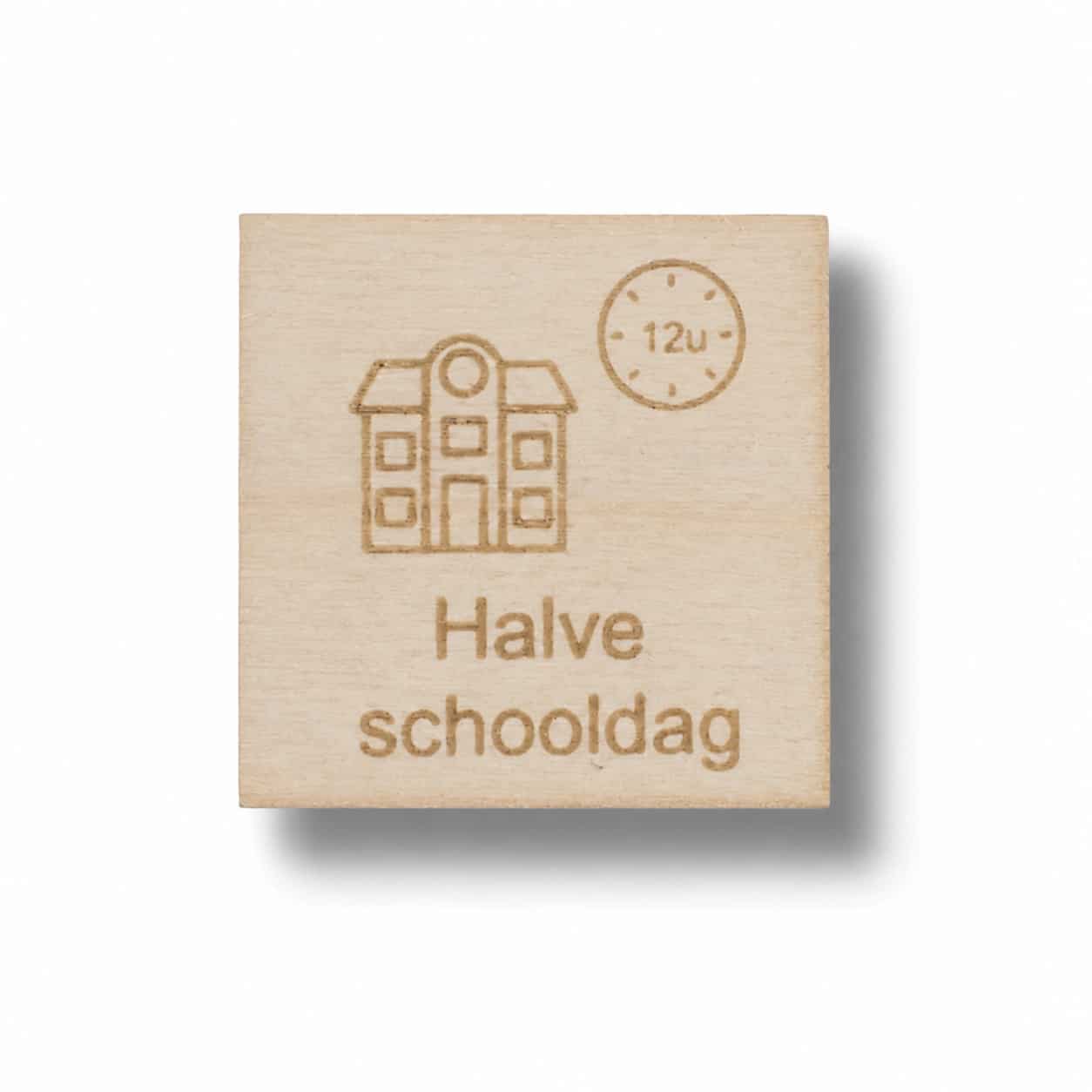 Pictogram Halve schooldag