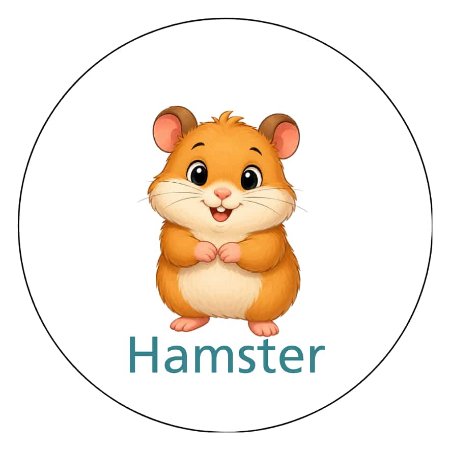 Magnetisch pictogram Hamster