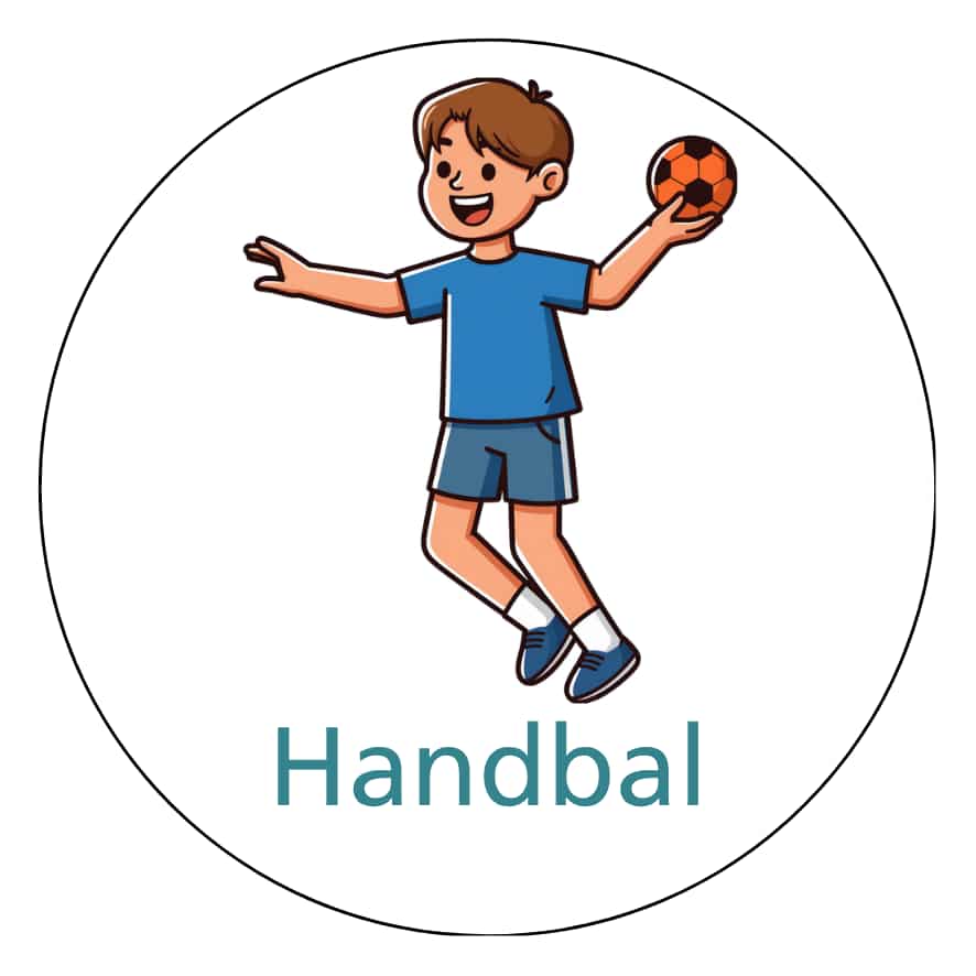Magnetisch pictogram Handbal