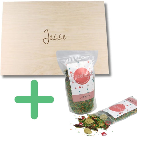 Houten Speelbak + 1 kg Herfst Mix SETKorting