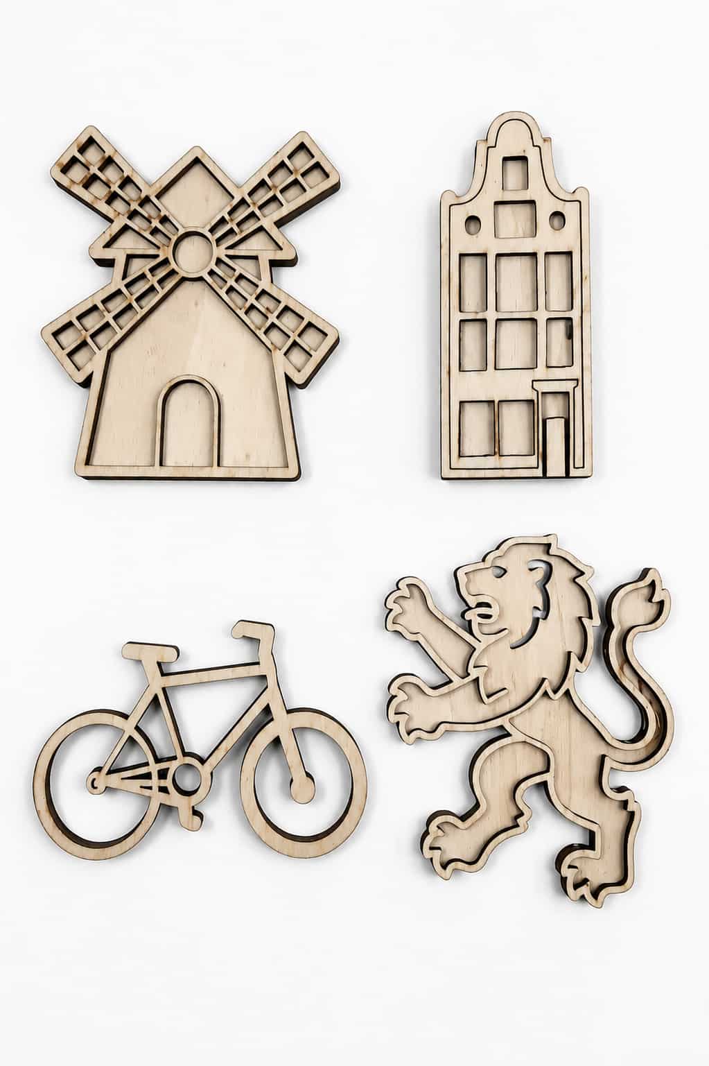 Houten speelfiguren Holland