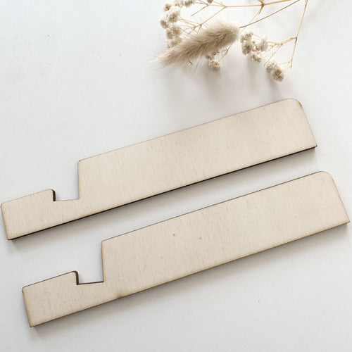 Houten pootjes voor de weekplanner