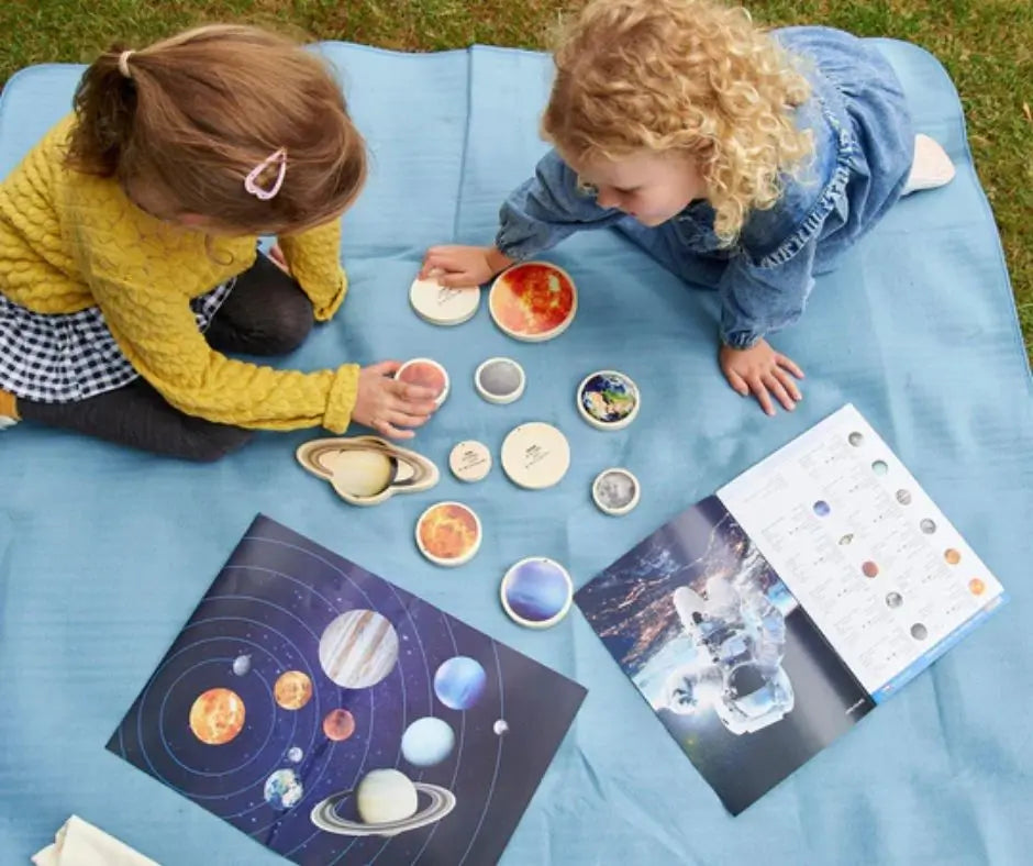 Houten Zonnestelsel – Educatieve Planeten Schijven