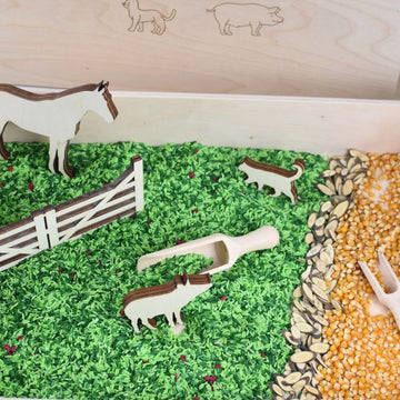 Thema boerderij speelbak