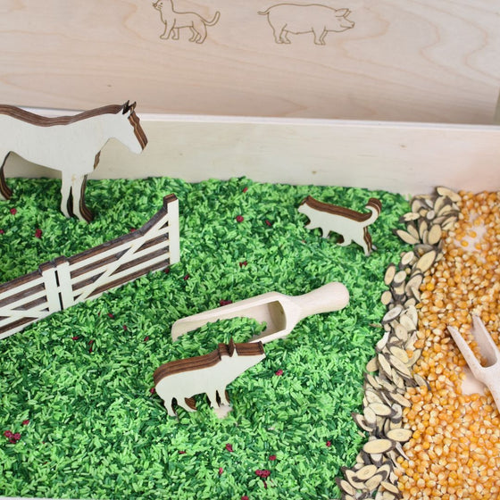 Thema boerderij speelbak