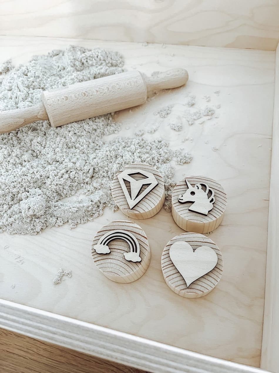 Houten Unicorn stempels