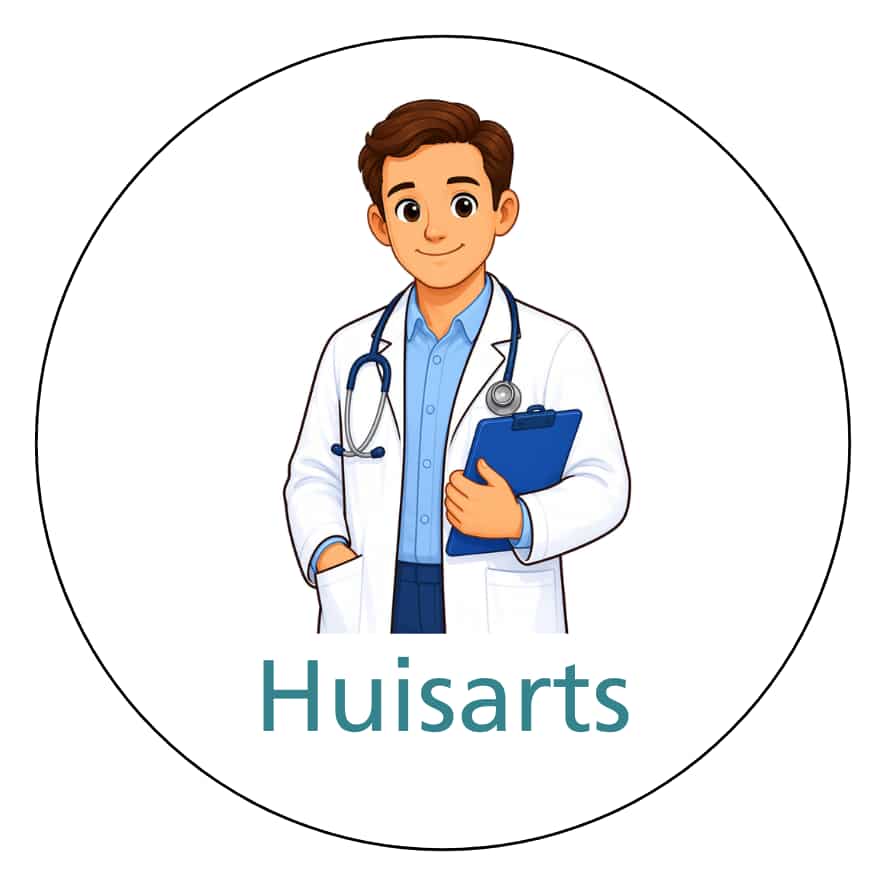 Magnetisch pictogram Huisarts