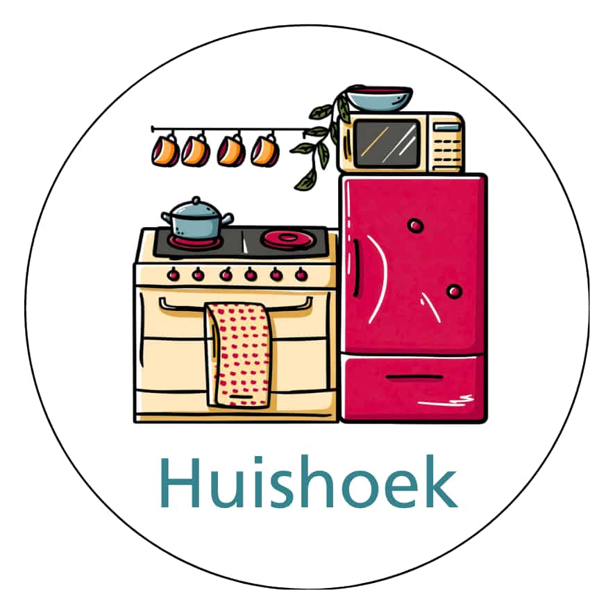 Magnetisch pictogram Huishoek