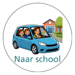 Naar school Auto