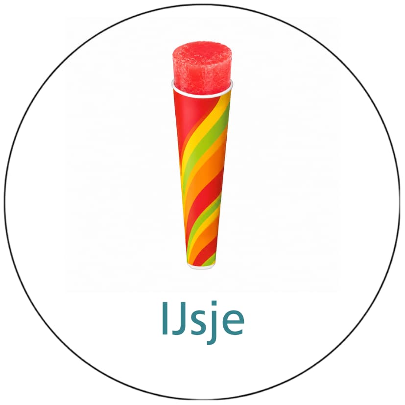 Magnetisch pictogram IJsje