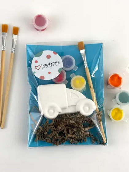 Versie B van Knutseltraktatie voertuigen set (Keuze uit 2 en 3 kleuren)