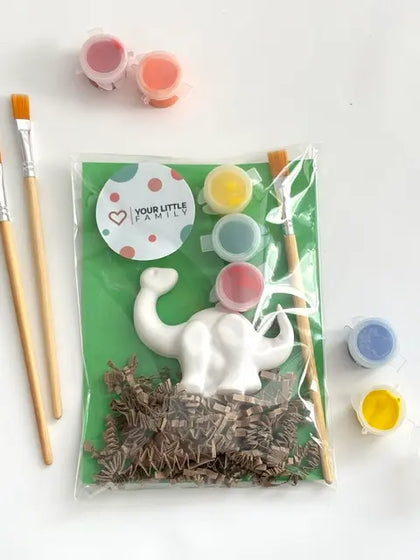 Versie A van Knutseltraktatie dino set – kies 2 dinosaurussen en 3 kleuren