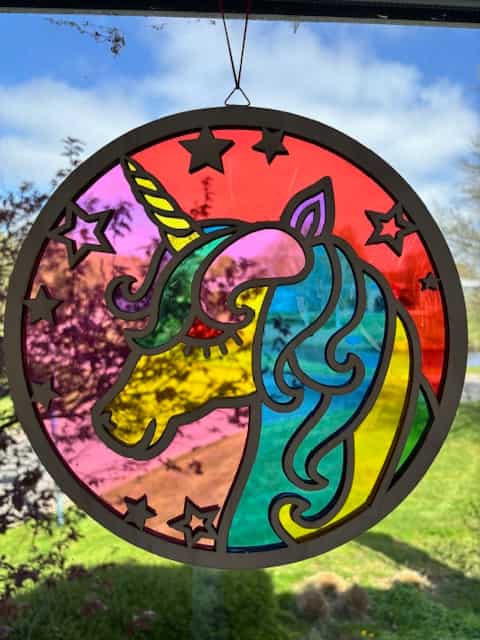 Knutselset Raamdecoratie Kind – Unicorn & Oceaan
