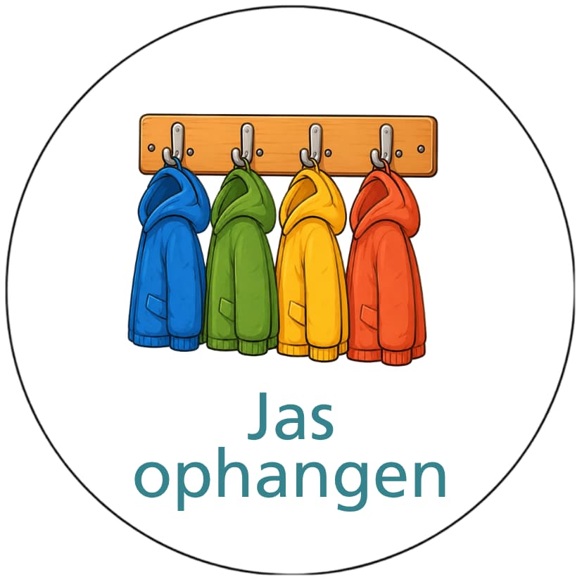 Magnetisch pictogram Jas ophangen