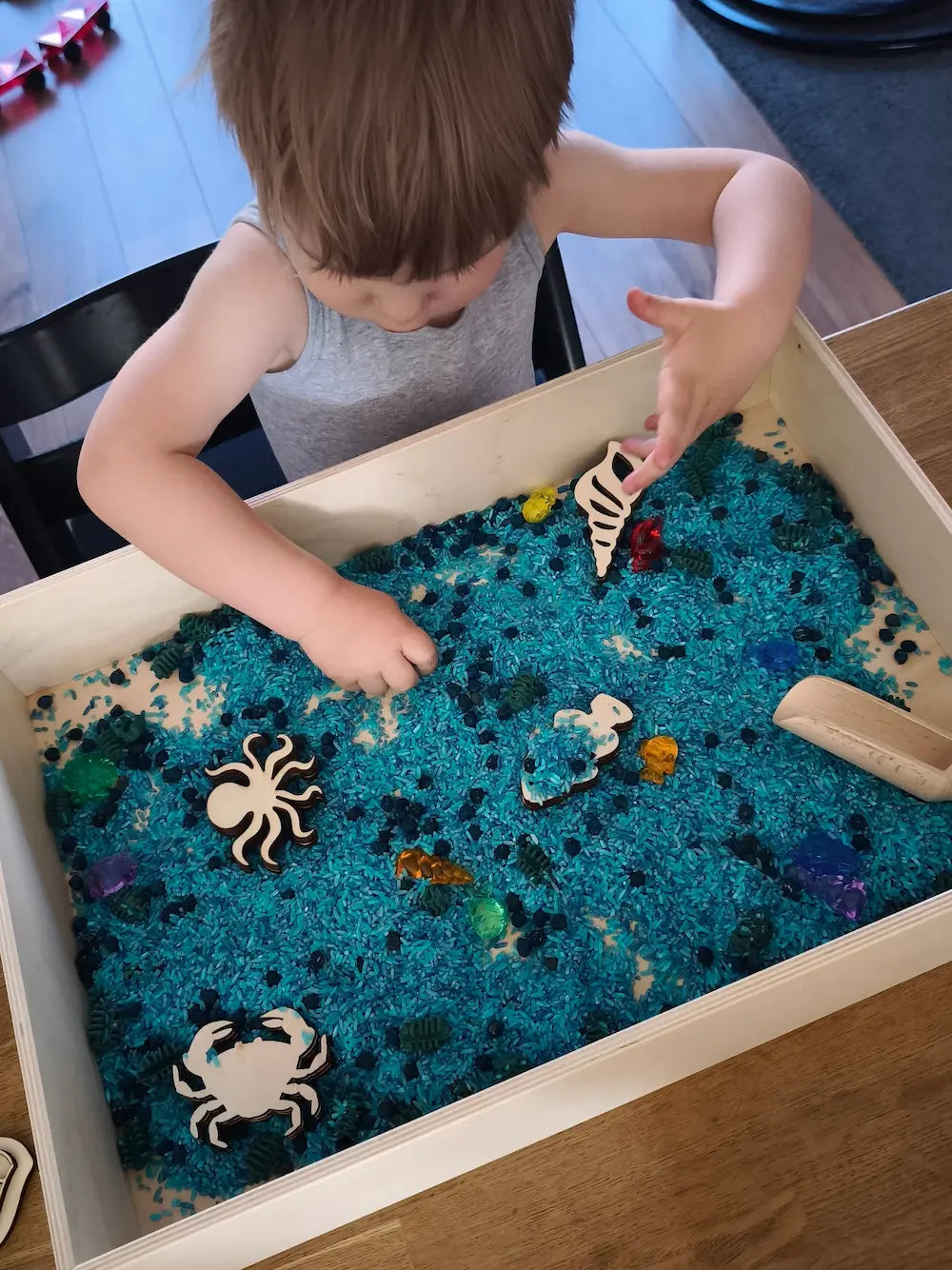 Houten oceaan dieren
