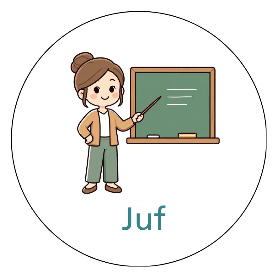 Magnetisch pictogram Juf