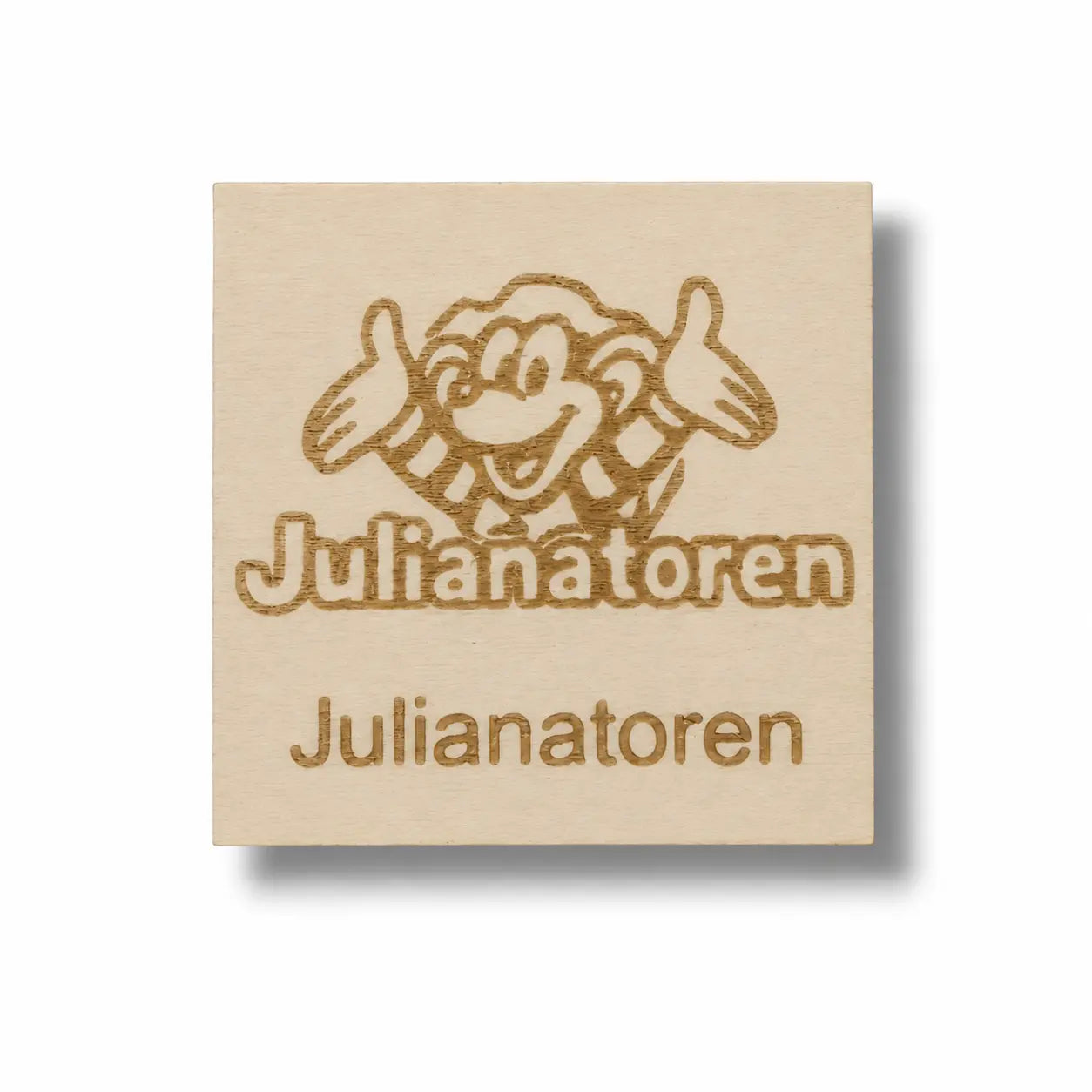 Pictogram Julianatoren – houten pictogram voor een dagje uit