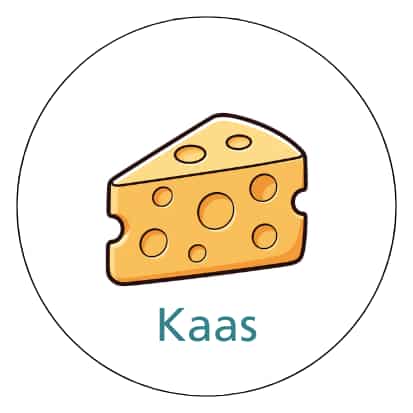 Magnetisch pictogram Kaas