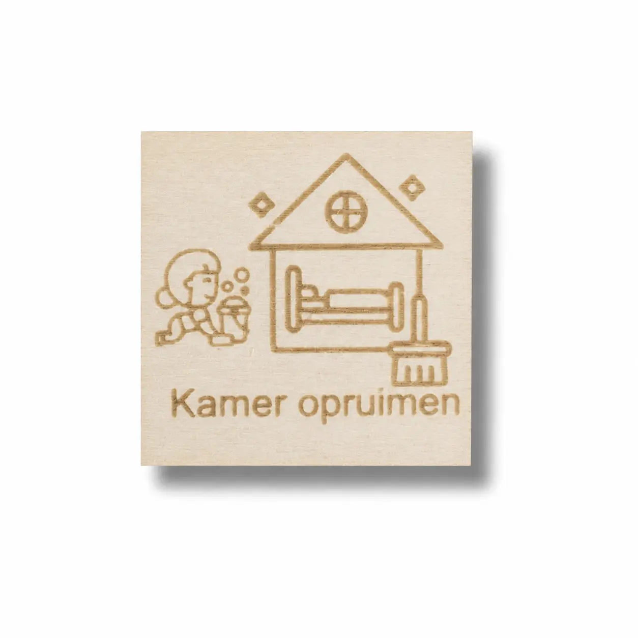 Pictogram kamer opruimen