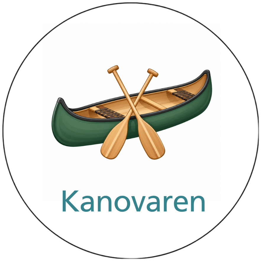 Magnetisch pictogram Kanovaren