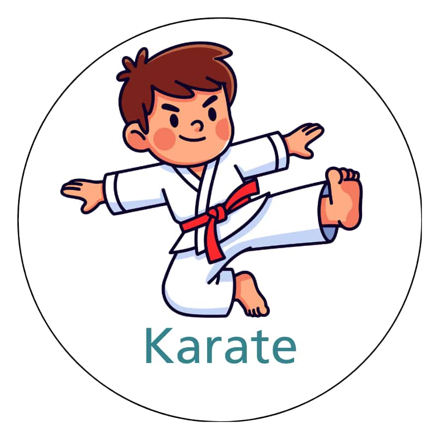 Magnetisch pictogram Karate