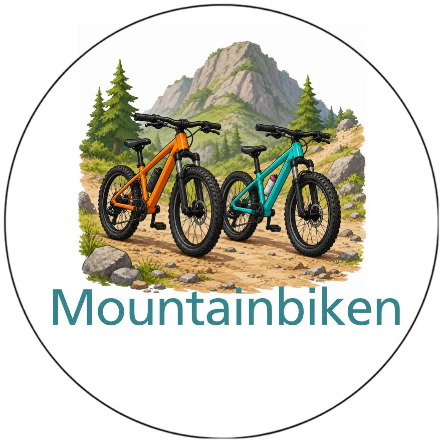 Magnetisch pictogram Mountainbiken