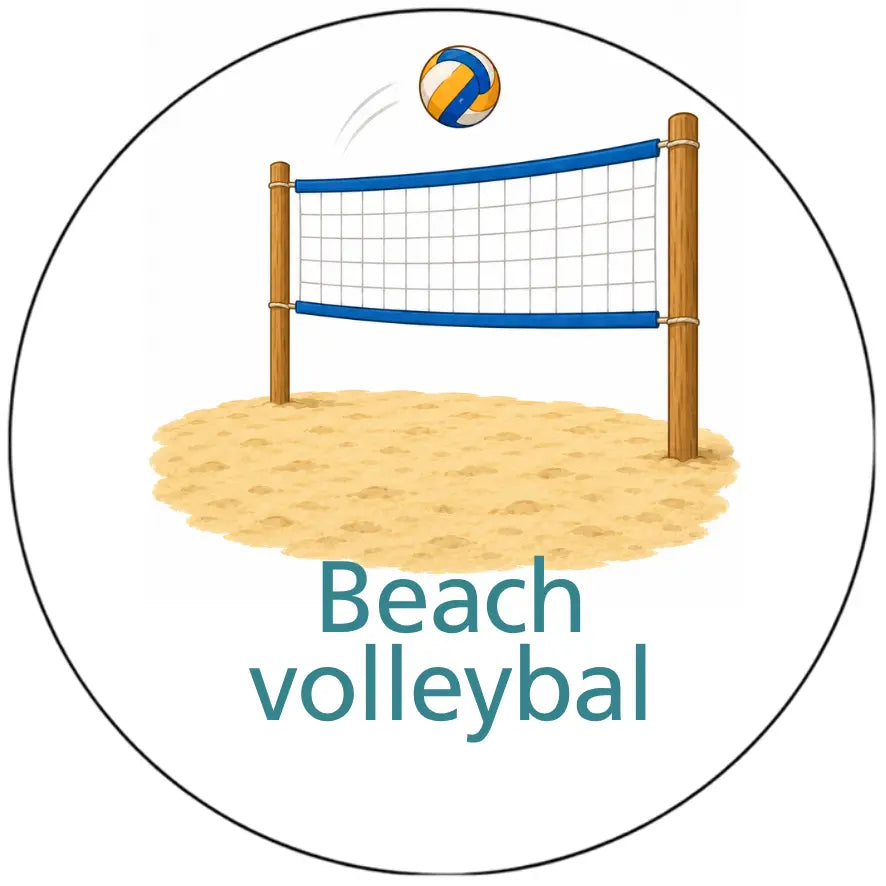Magnetisch pictogram Beachvolleybal