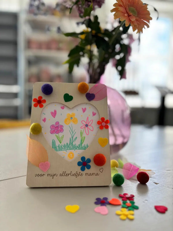 Gepersonaliseerd Fotolijstje Knutselset – Cadeau voor Mama, Papa, Oma of Opa