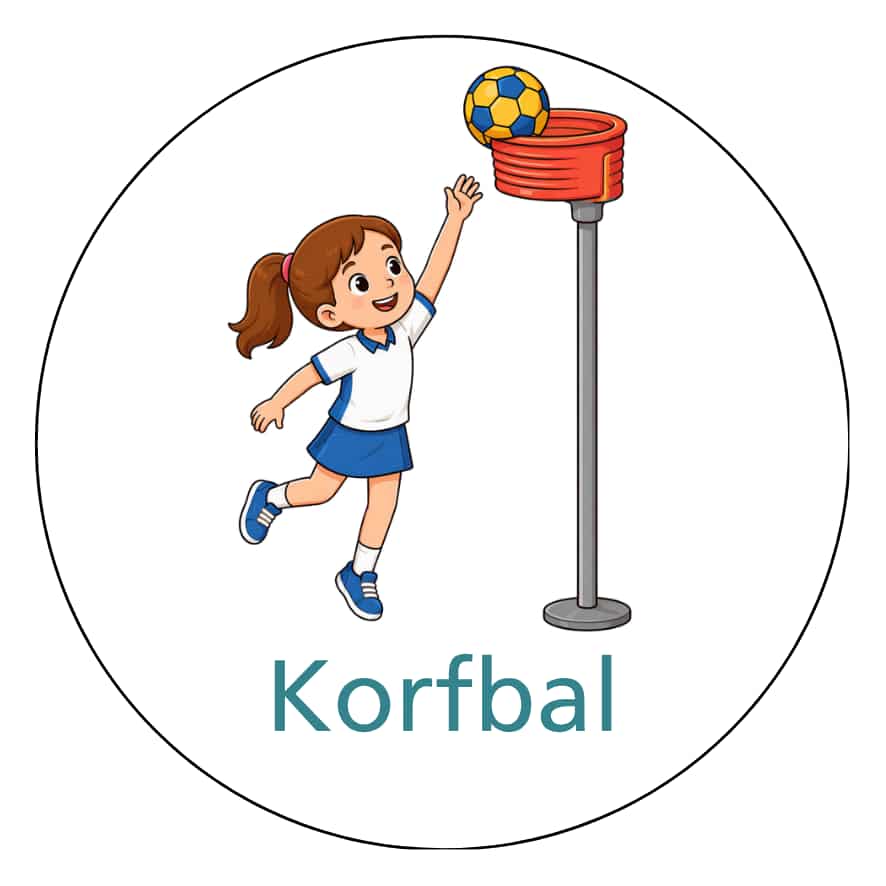 Magnetisch pictogram Korfbal