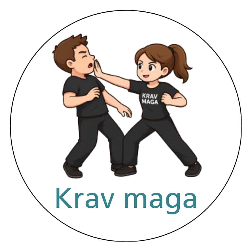Magnetisch pictogram Krav Maga
